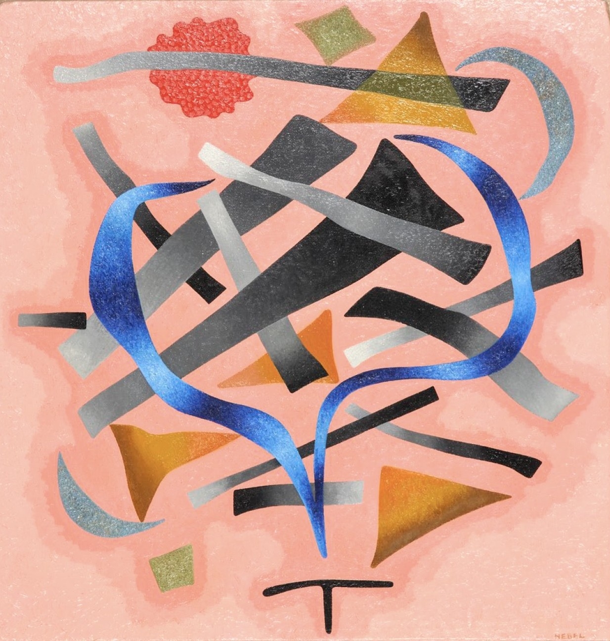 Exposition d'art : Otto Nebel. Couleur Langue Forme