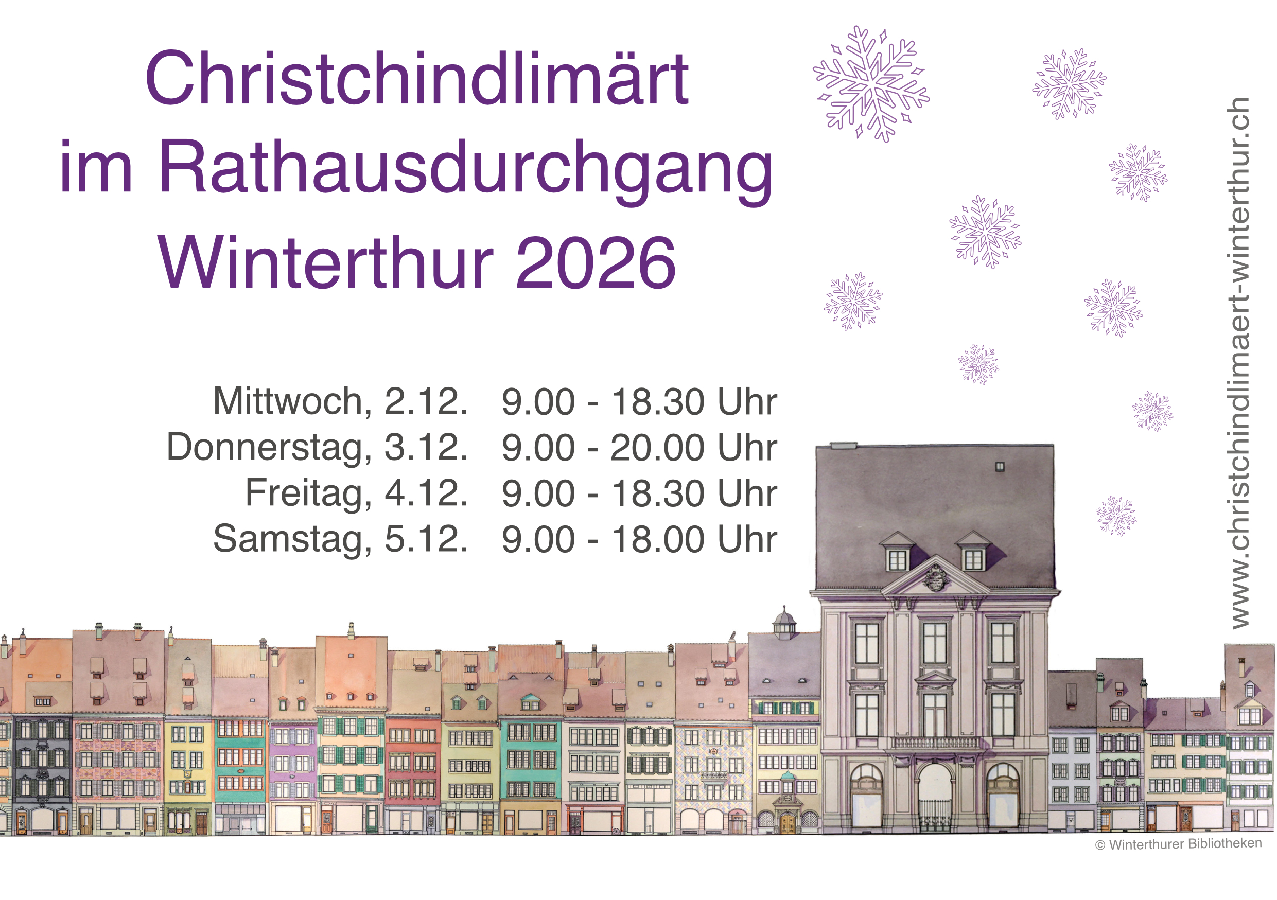 Christchindlimärt im Rathausdurchgang