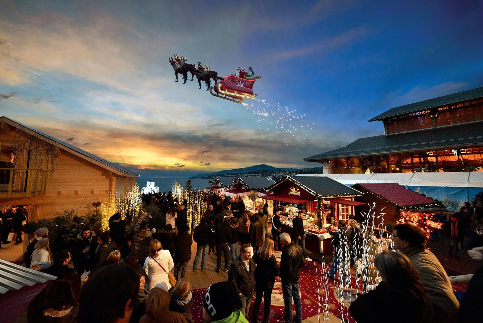 Au marché de Noël à bord du «TEE»