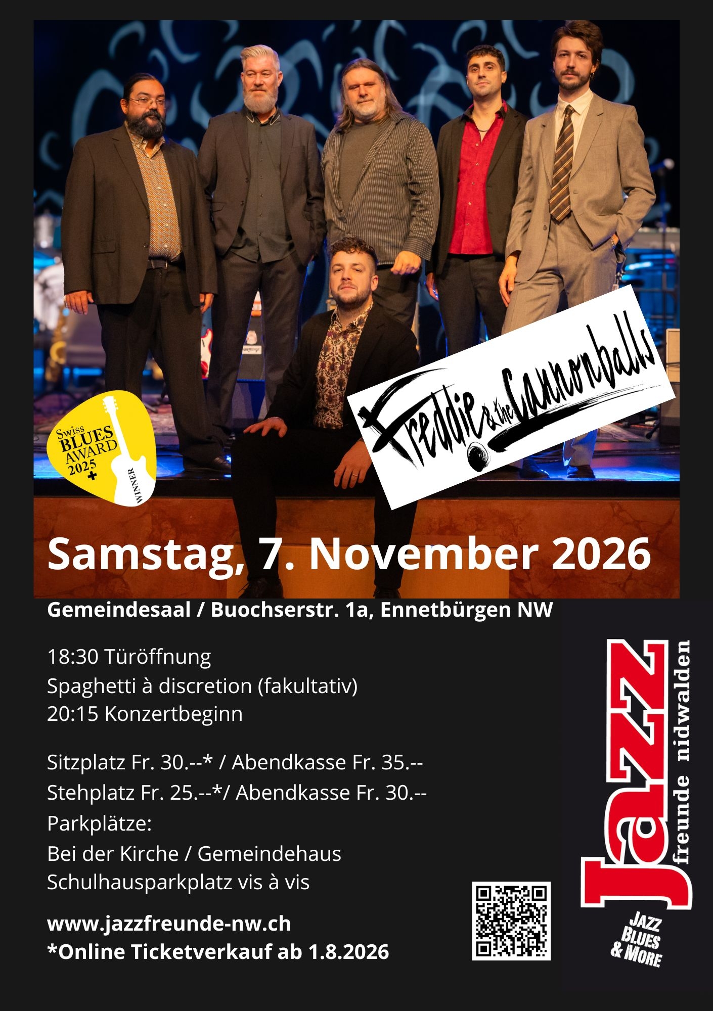 JAZZ BLUES & MORE 2026 Ennetbürgen