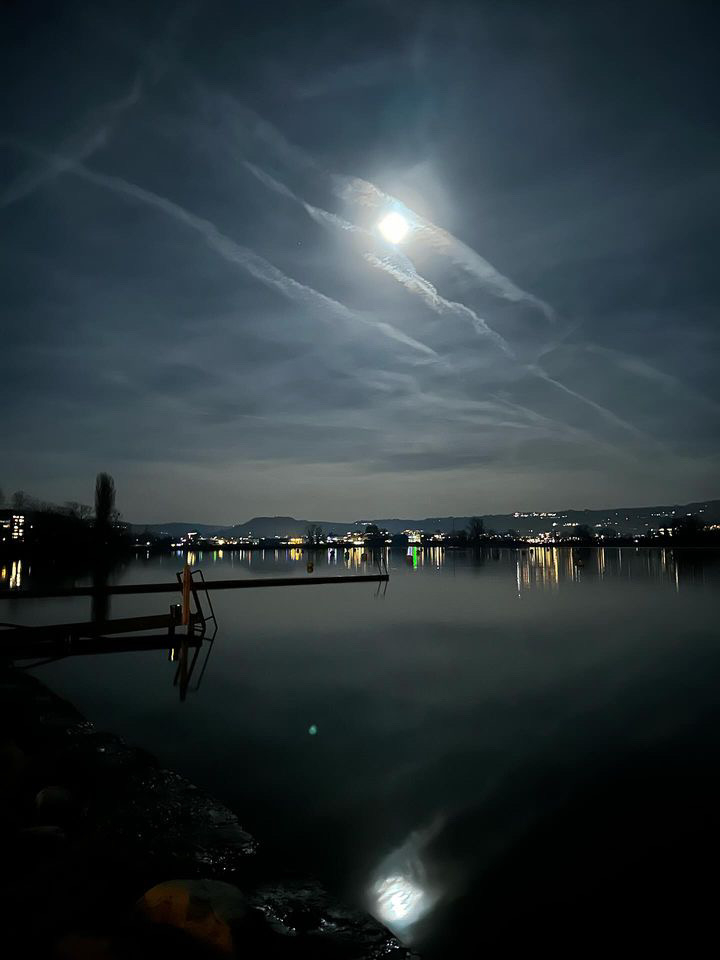 Sauna à la pleine lune d'Oberwil