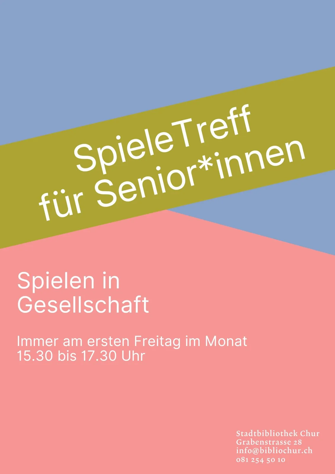 SpieleTreff für Senior*innen