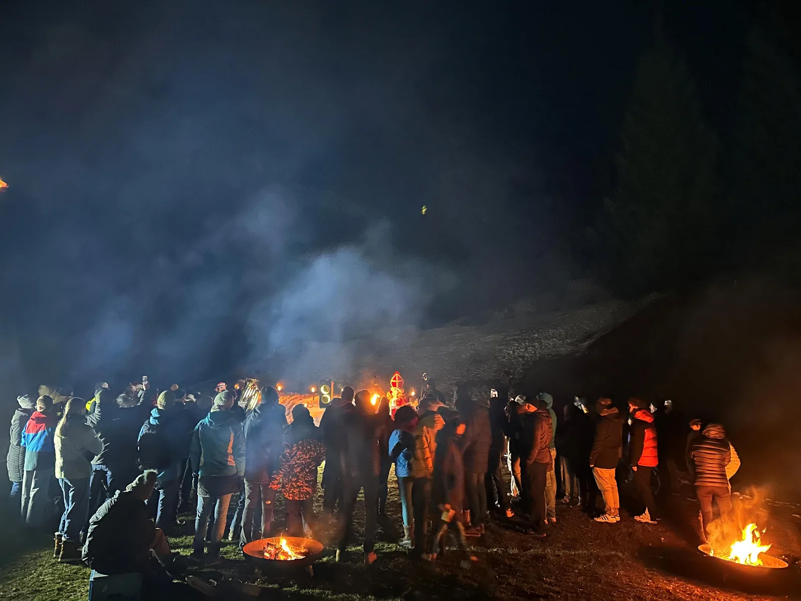 Veillée de Noël en forêt