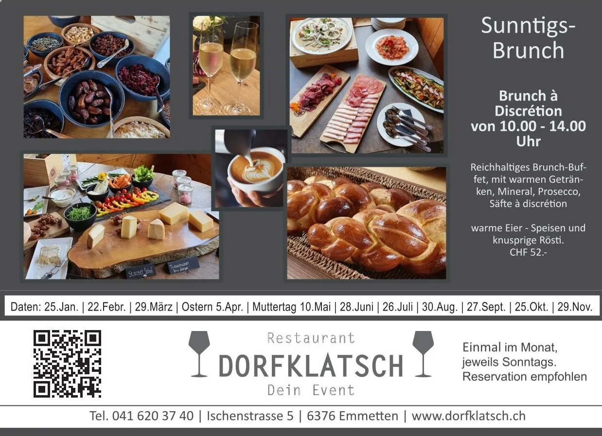 Sonntagsbrunch fein & gsellig