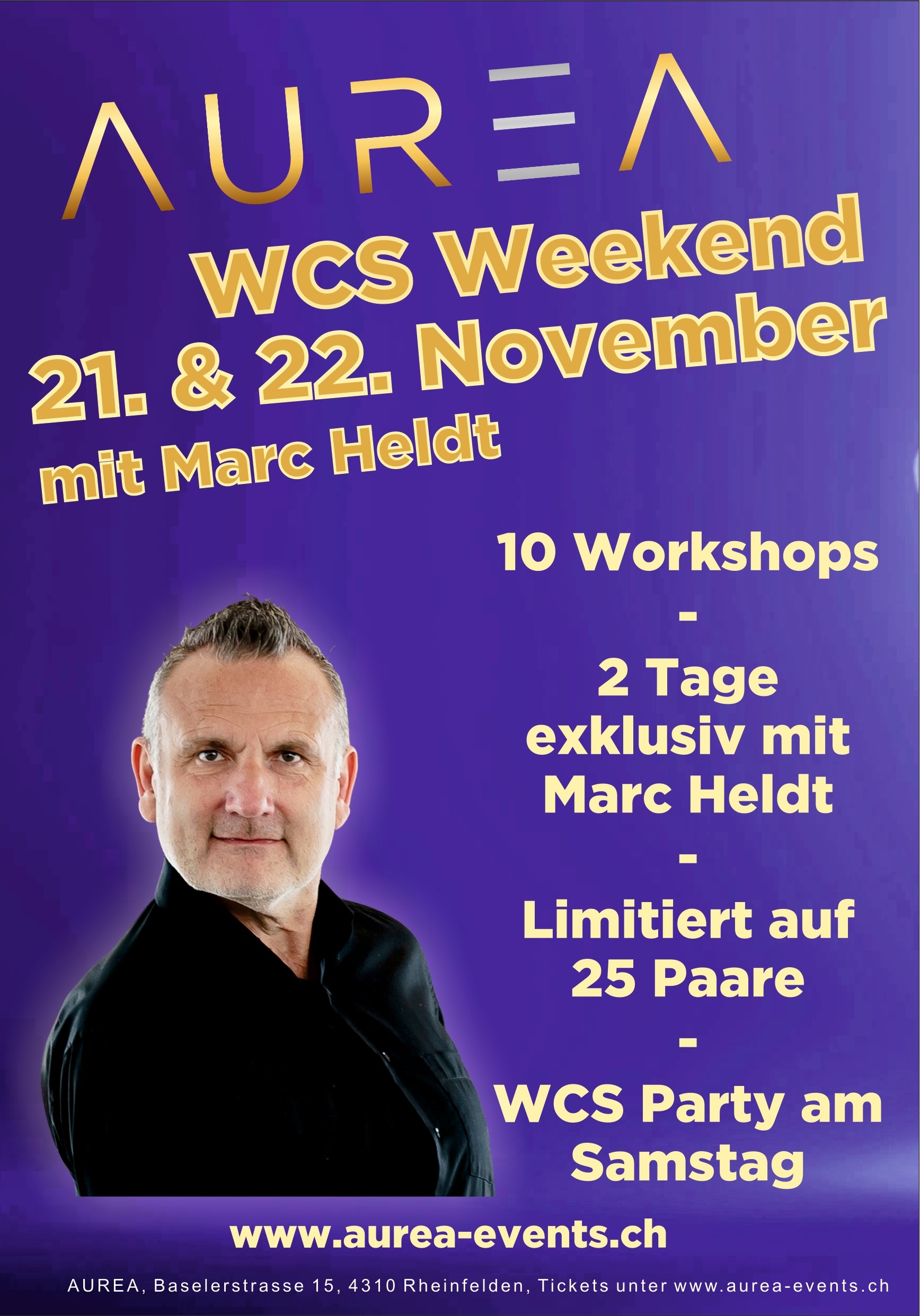 AUREA West Coast  Swing Weekend mit Marc Heldt
