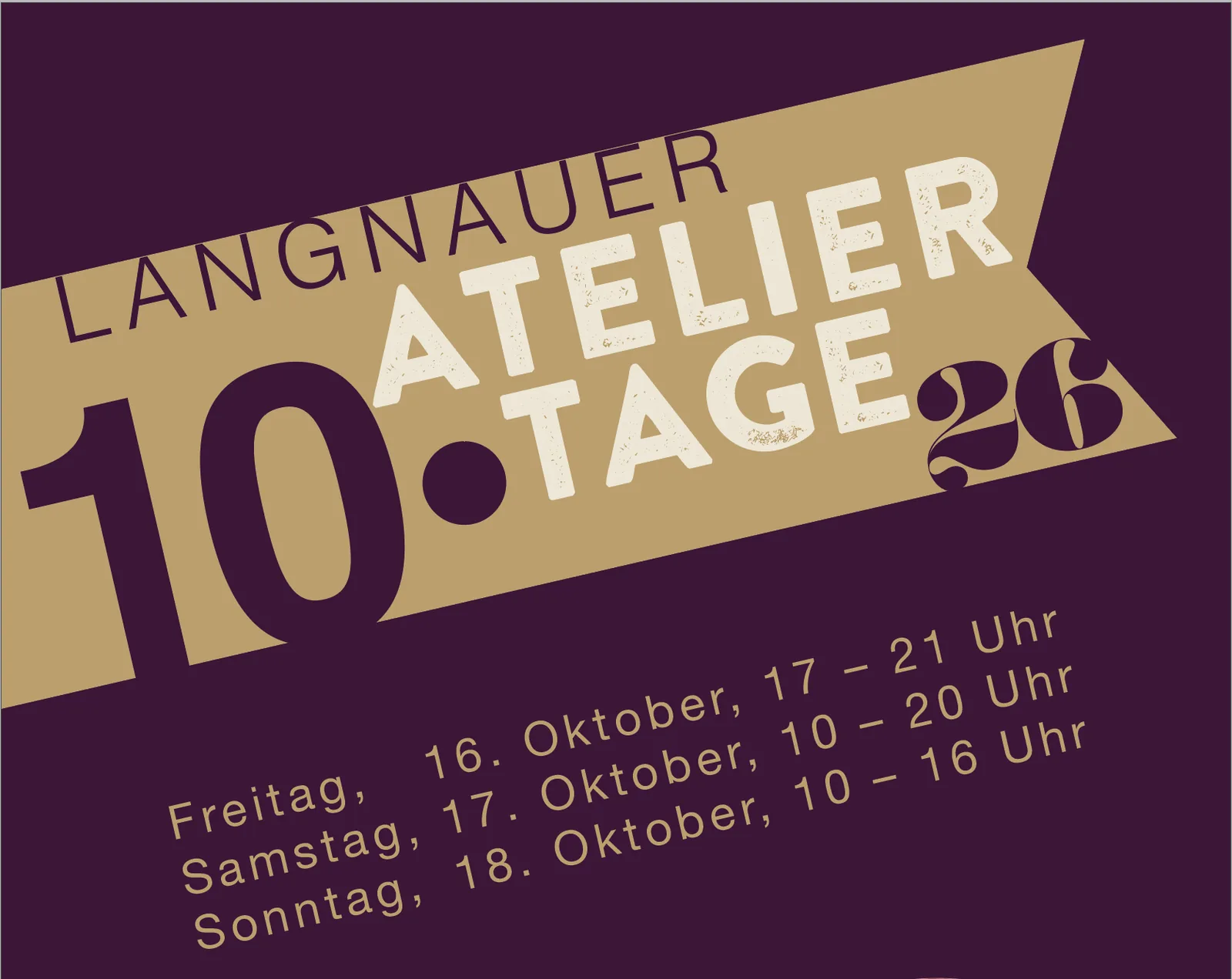 Langnauer Ateliertage 2026