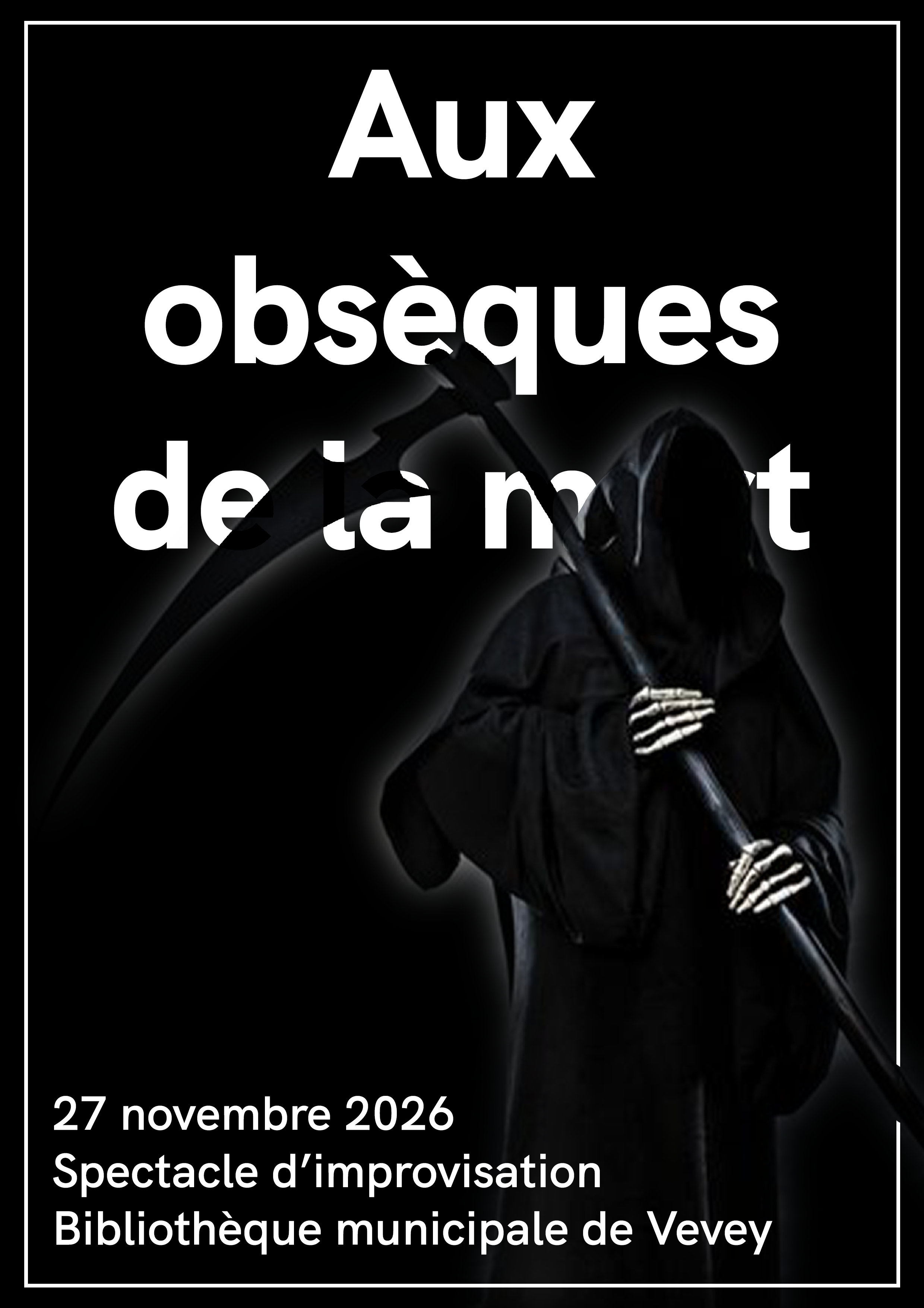 Aux obsèques de la mort