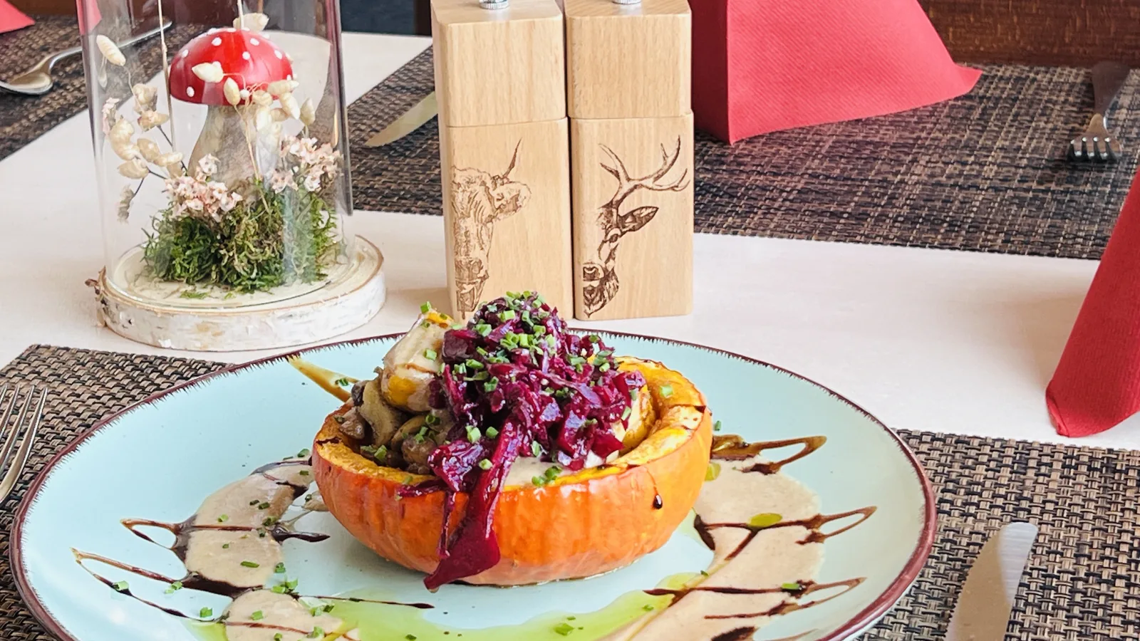 Herbstliches Wildbuffet