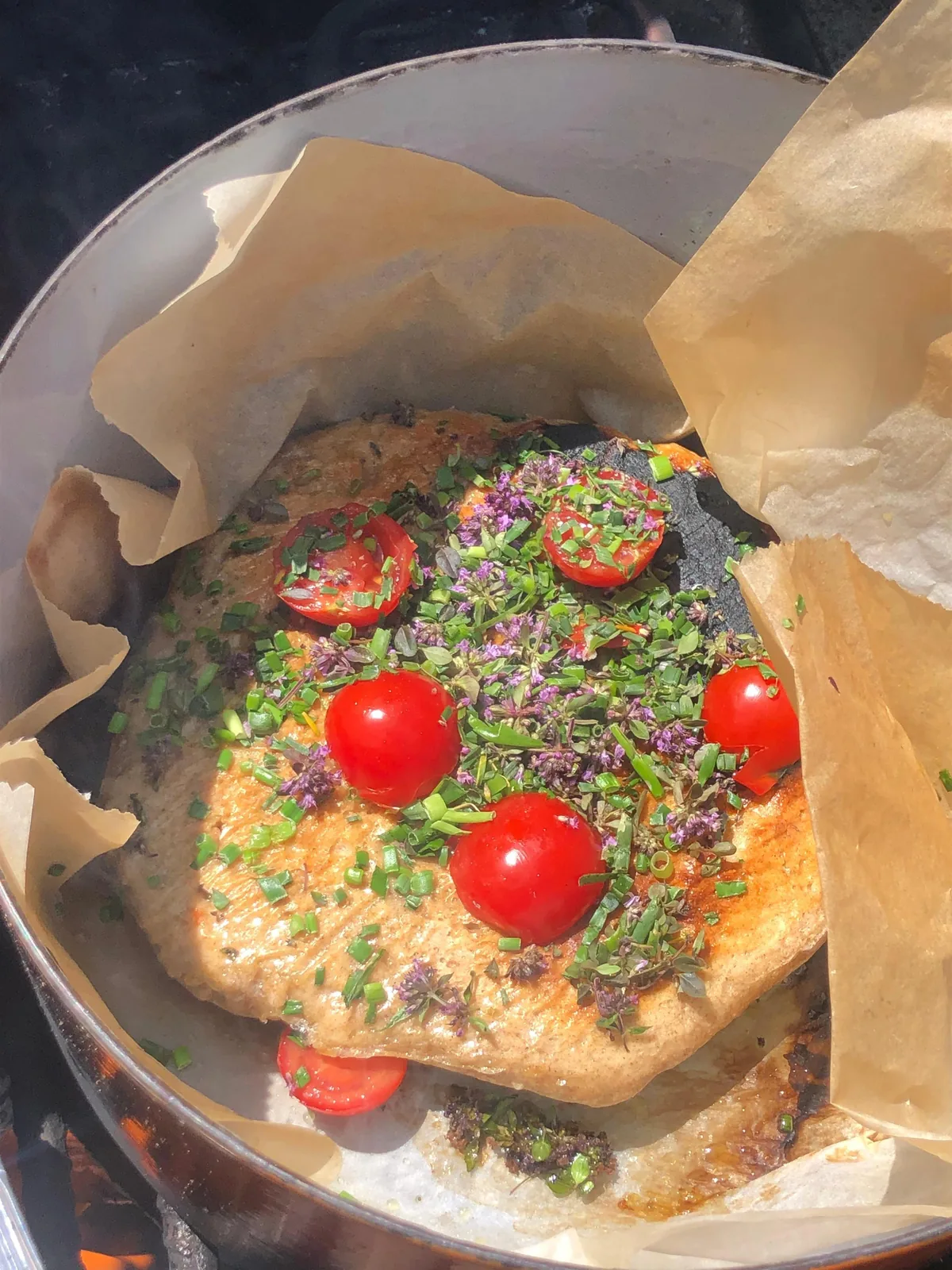 Focaccia backen mit Alpenkräuter