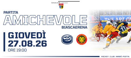 Amichevole HC Ambrì Piotta – SCL Tigers