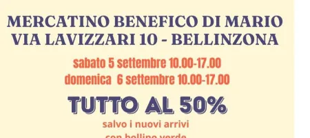 Mercatino benefico