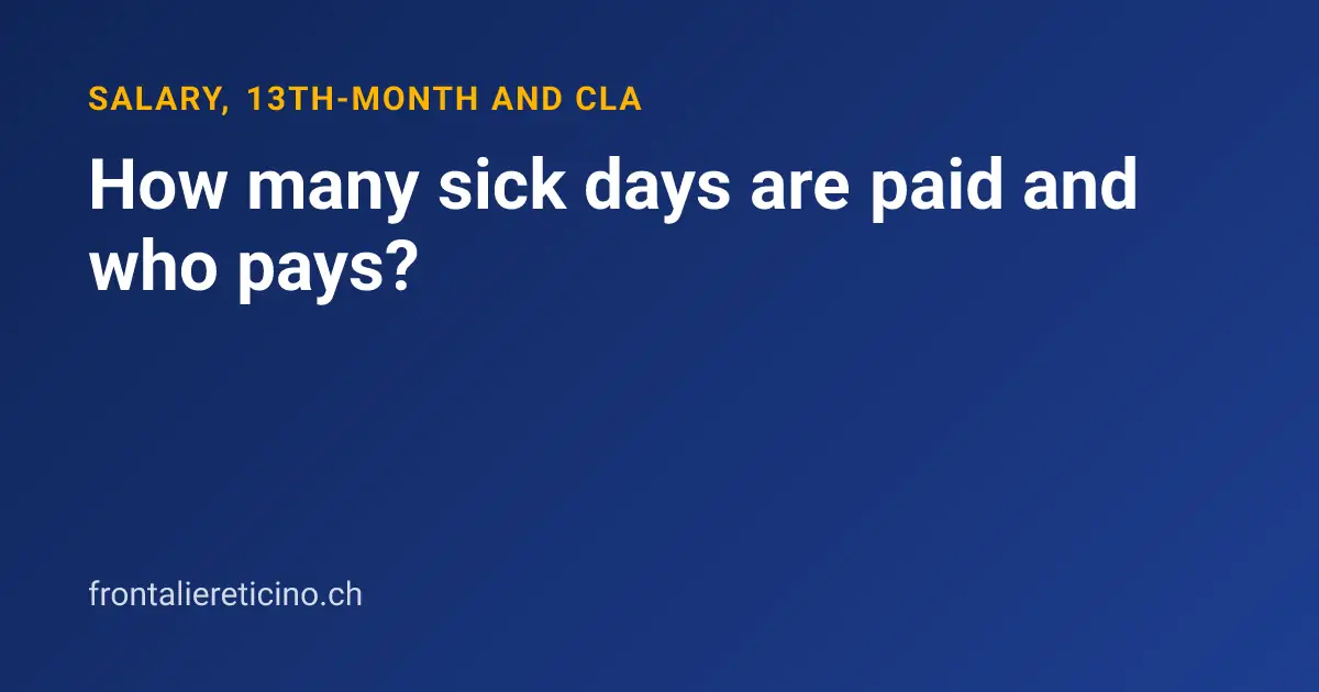 How many sick days are paid and who pays?