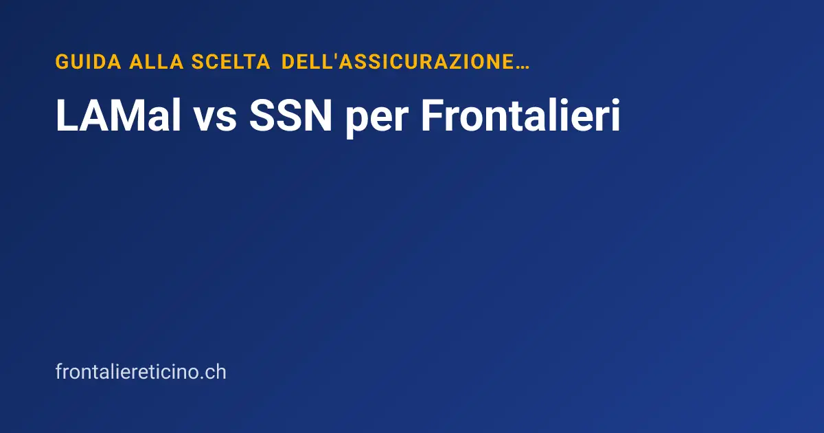 LAMal vs SSN per Frontalieri